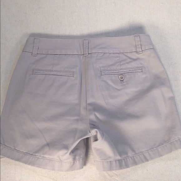 💋J Crew💋 4" Khaki Classic Short, 0 - Picture 4 of 5